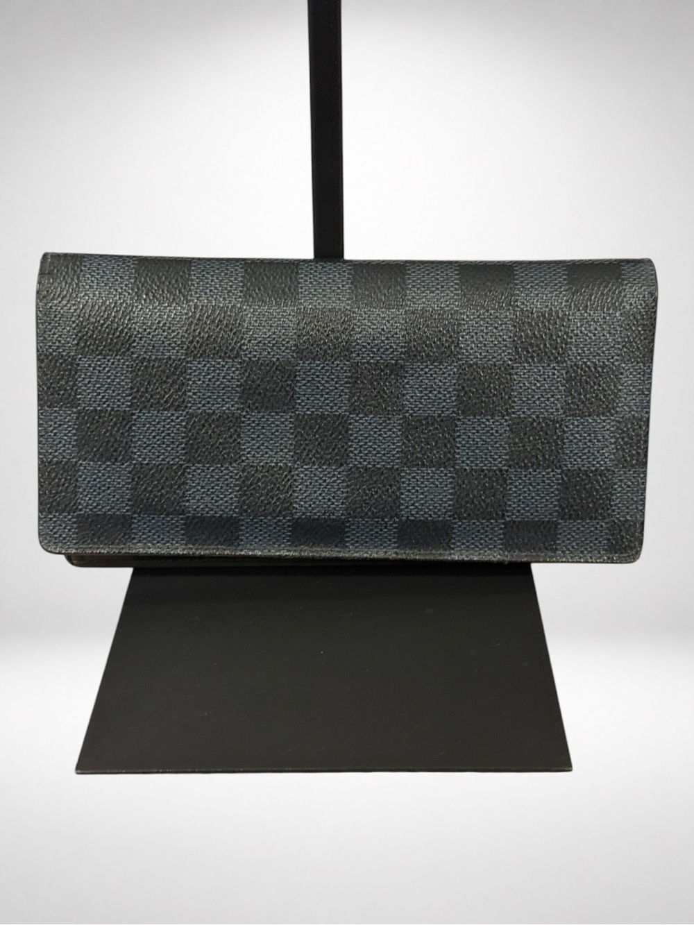 Louis Vuitton Authentic Portefeuille Brazza Long Wallet Damier Graphite Canvas - Picture 2 of 15